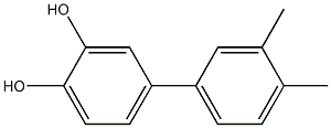 4-(3,4-Dimethylphenyl)benzene-1,2-diol Struktur