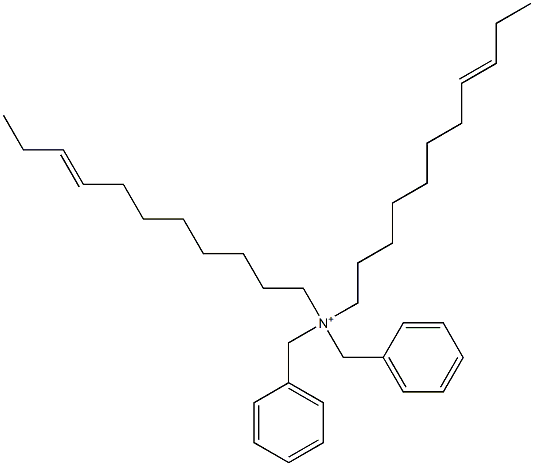 Di(8-undecenyl)dibenzylaminium Struktur