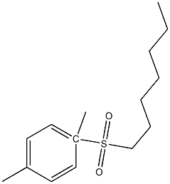 [S,(-)]-1-Methyl(1-2H)heptyl p-tolyl sulfone Struktur