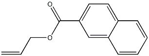 Naphthalene-2-carboxylic acid 2-propenyl ester Struktur