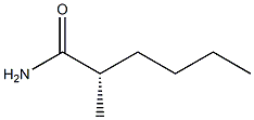 [S,(+)]-2-Methylhexanamide Struktur