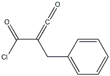 Benzyl(chlorocarbonyl)ketene Struktur