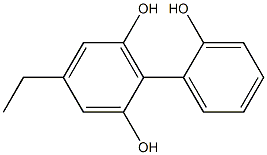 4-Ethyl-1,1'-biphenyl-2,2',6-triol Struktur