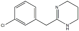 2-(3-Chlorobenzyl)-1,4,5,6-tetrahydropyrimidine Struktur