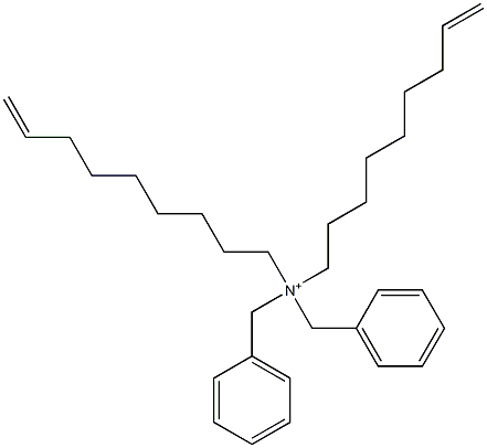 Di(8-nonenyl)dibenzylaminium Struktur