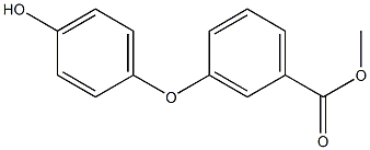 3-(4-Hydroxyphenoxy)benzoic acid methyl ester Struktur