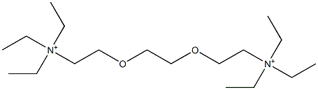 2,2'-[Ethylenebis(oxy)]bis(N,N,N-triethylethanaminium) Struktur