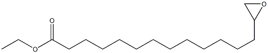 14,15-Epoxypentadecanoic acid ethyl ester Struktur