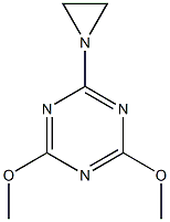 2-(Aziridin-1-yl)-4,6-dimethoxy-1,3,5-triazine Struktur