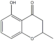 2,3-Dihydro-5-hydroxy-2-methyl-4H-1-benzopyran-4-one Struktur