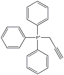 2-Propynyltriphenylphosphonium Struktur