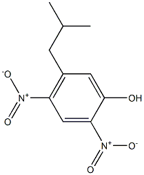 5-Isobutyl-2,4-dinitrophenol Struktur