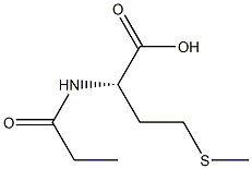 (S)-4-(Methylthio)-2-(propionylamino)butyric acid Struktur