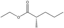 [S,(+)]-2-Methylvaleric acid ethyl ester Struktur