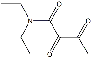 N,N-Diethyl-2,3-dioxobutanamide Struktur