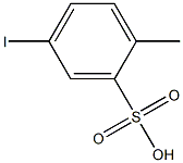 5-Iodo-2-methylbenzenesulfonic acid Struktur