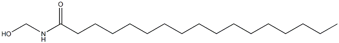 N-Hydroxymethylheptadecanamide Struktur