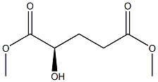 [R,(-)]-2-Hydroxyglutaric acid dimethyl ester Struktur