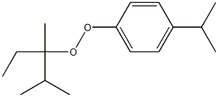 4-Isopropylphenyl 1,2-dimethyl-1-ethylpropyl peroxide Struktur