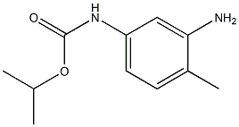 3-Amino-4-methylphenylcarbamic acid isopropyl ester Struktur