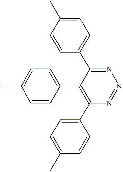 4,5,6-Tris(4-methylphenyl)-1,2,3-triazine Struktur