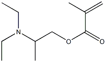 Methacrylic acid 2-(diethylamino)propyl ester Struktur