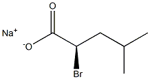 [R,(+)]-2-Bromo-4-methylvaleric acid sodium salt Struktur