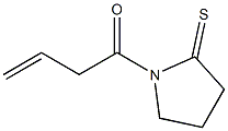 1-(3-Butenoyl)pyrrolidine-2-thione Struktur