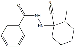 N'-(1-Cyano-2-methylcyclohexyl)benzohydrazide Struktur