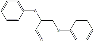 2,3-Di(phenylthio)propionaldehyde Struktur