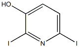 2,6-Diiodopyridin-3-ol Struktur