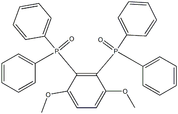 (3,6-Dimethoxy-1,2-phenylene)bis(diphenylphosphine oxide) Struktur