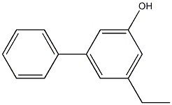 3-Ethyl-5-phenylphenol Struktur