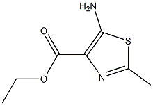 2-Methyl-5-aminothiazole-4-carboxylic acid ethyl ester Struktur