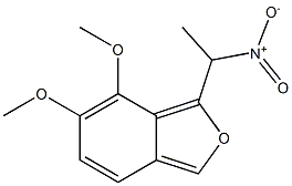 1-(1-Nitroethyl)-6,7-dimethoxyisobenzofuran Struktur