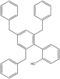 2-(2,4,6-Tribenzylphenyl)phenol Struktur