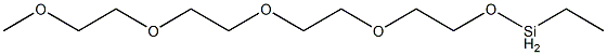 Ethyl[2-[2-[2-(2-methoxyethoxy)ethoxy]ethoxy]ethoxy]silane Struktur