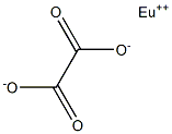 Oxalic acid europium(II) salt Struktur