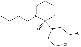 Tetrahydro-2-[bis(2-chloroethyl)amino]-3-butyl-2H-1,3,2-oxazaphosphorine 2-oxide Struktur