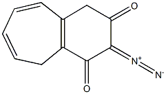 3-Diazo-1H-benzocycloheptene-2,4(3H,5H)-dione Struktur