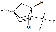 (1S,4S)-6-(Trifluoromethyl)bicyclo[2.2.1]hept-2-en-6-ol Struktur