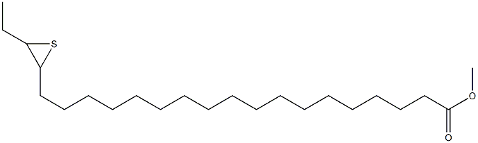 19,20-Epithiodocosanoic acid methyl ester Struktur