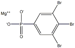 3,4,5-Tribromophenylphosphonic acid magnesium salt Struktur