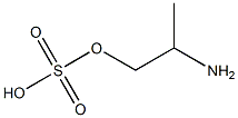 Sulfuric acid hydrogen 2-aminopropyl ester Struktur