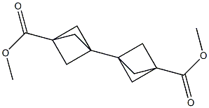 1,1'-Bibicyclo[1.1.1]pentane-3,3'-dicarboxylic acid dimethyl ester Struktur