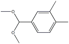 3,4-Dimethylbenzaldehyde dimethyl acetal Struktur