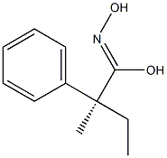 [S,(+)]-2-Methyl-2-phenylbutanehydroximic acid Struktur