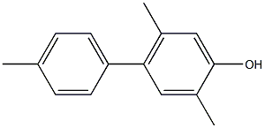 2,5-Dimethyl-4-(4-methylphenyl)phenol Struktur