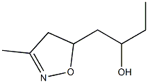 1-[(3-Methyl-4,5-dihydroisoxazol)-5-yl]butan-2-ol Struktur