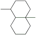 Decahydro-1,4a-dimethylnaphthalene Struktur